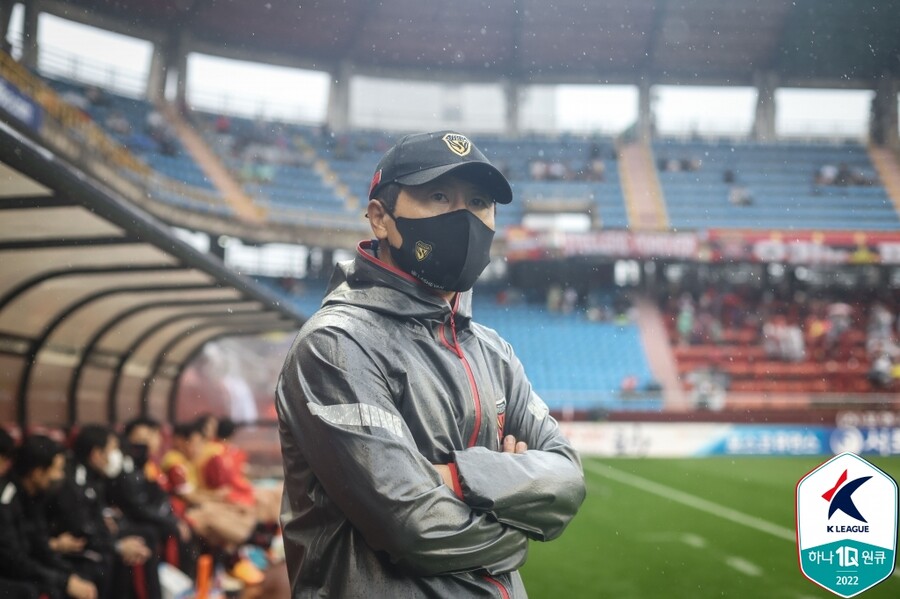 ▲ 김기동 포항 스틸러스 감독. ⓒ한국프로축구연맹