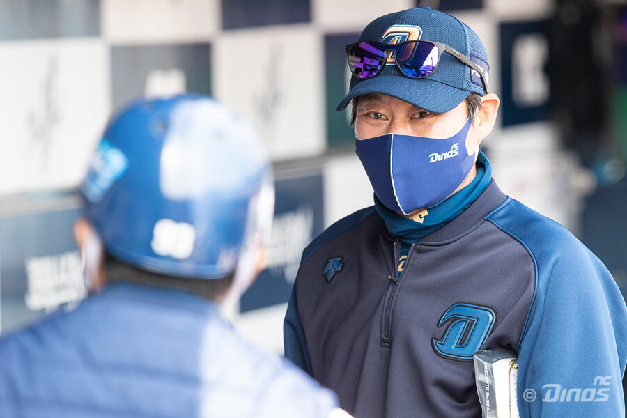 ▲ NC 강인권 감독대행.