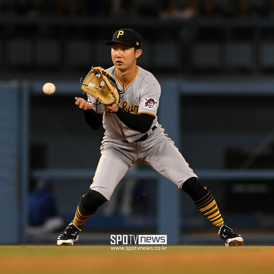 ▲ 피츠버그 파이어리츠 내야수 박효준.  ⓒ스포티비뉴스DB
