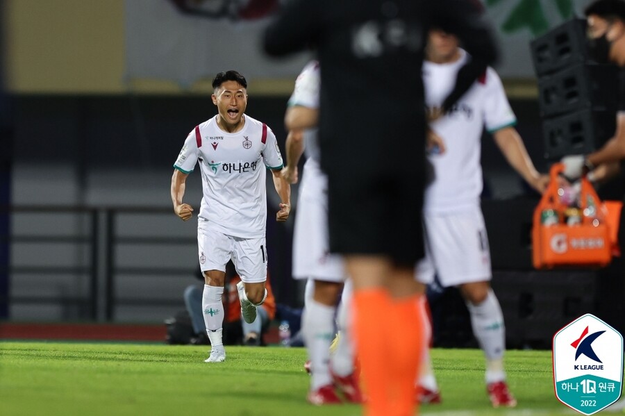 ▲ 대전 하나시티즌이 이진현의 결승골로 FC안양에 1-0 승리를 거뒀다.  ⓒ한국프로축구연맹
