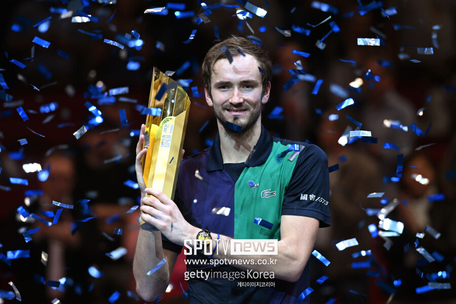 ▲ 다닐 메드베데프가 2022년 ATP 투어 에르스테 뱅크 오픈에서 우승했다.