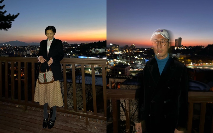 ▲ 김나영(왼쪽), 마이큐. 출처|김나영 마이큐 인스타그램