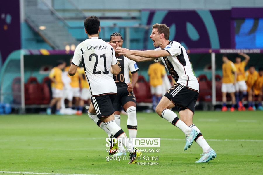 ▲ 독일이 일본을 상대로 대회 첫 골을 터뜨렸다.