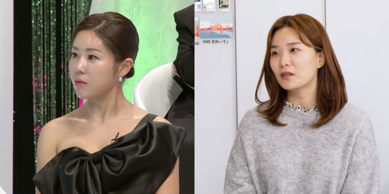 ▲ 장동민 아내 주유진(왼쪽)과 김승현 아내 장정윤. 출처| MBC, KBS2