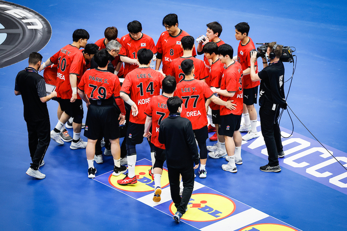 ▲ 한국 남자 핸드볼대표팀 ⓒIHF
