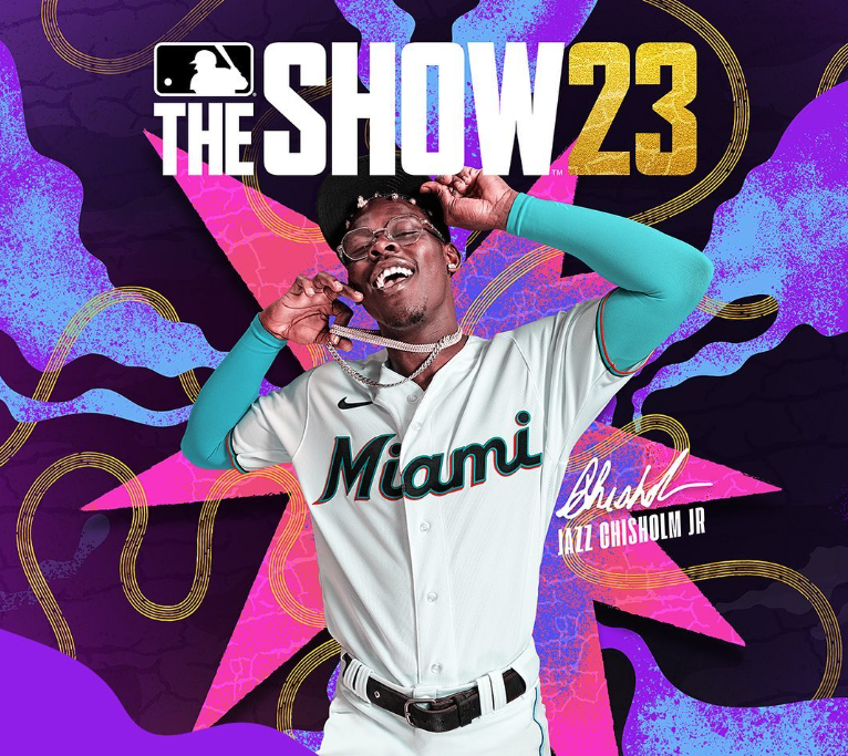▲ 마이애미 2루수-중견수 재즈 치좀 주니어가 메이저리그 대표 게임 MLB 더 쇼 2023의 표지 모델이 됐다.