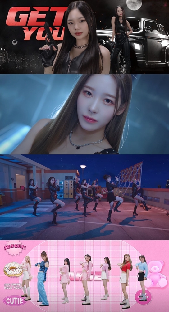 ▲ 클라씨 일본 싱글 '타깃' 뮤직비디오 장면들. 제공|M25