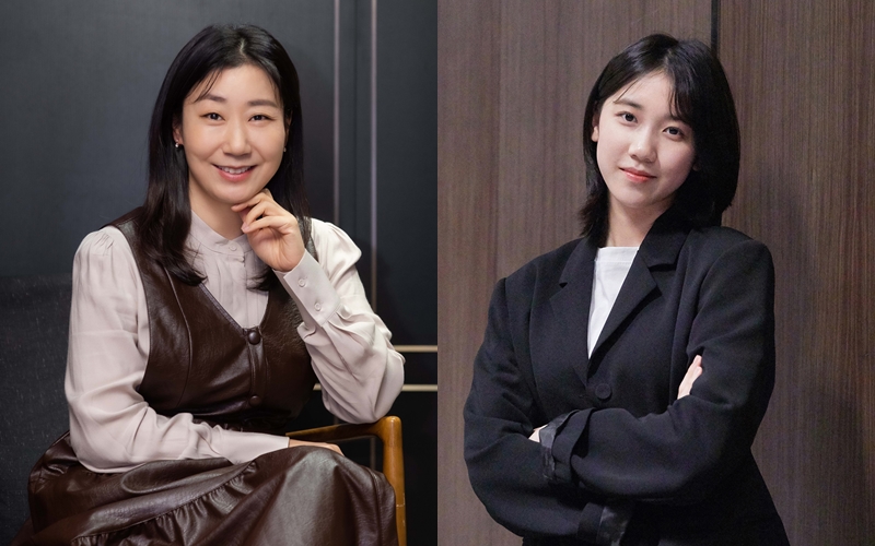 ▲ 배우 라미란(왼쪽)과 이레. 제공| 씨제스 엔터테인먼트