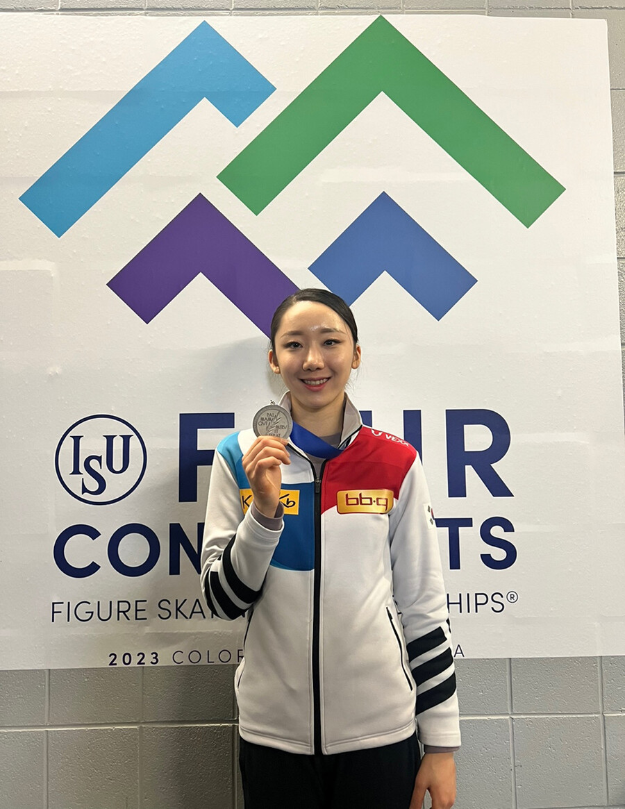 ▲ 2023년 ISU 피겨 스케이팅 4대륙선수권대회 여자 싱글에서 은메달을 따낸 김예림 ⓒ올댓스포츠