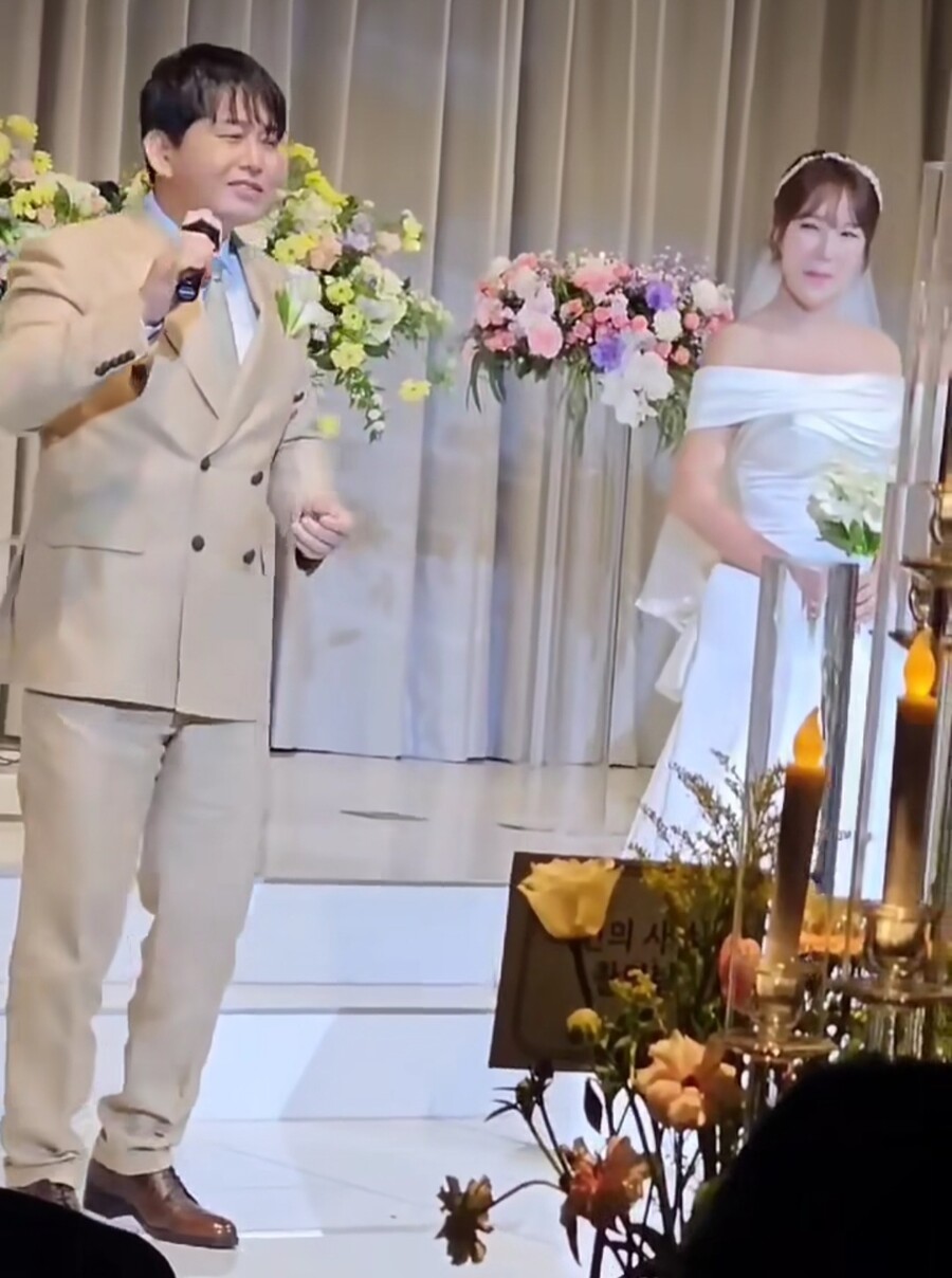 ▲ 윤기원 결혼식. 출처| 이의정 인스타그램