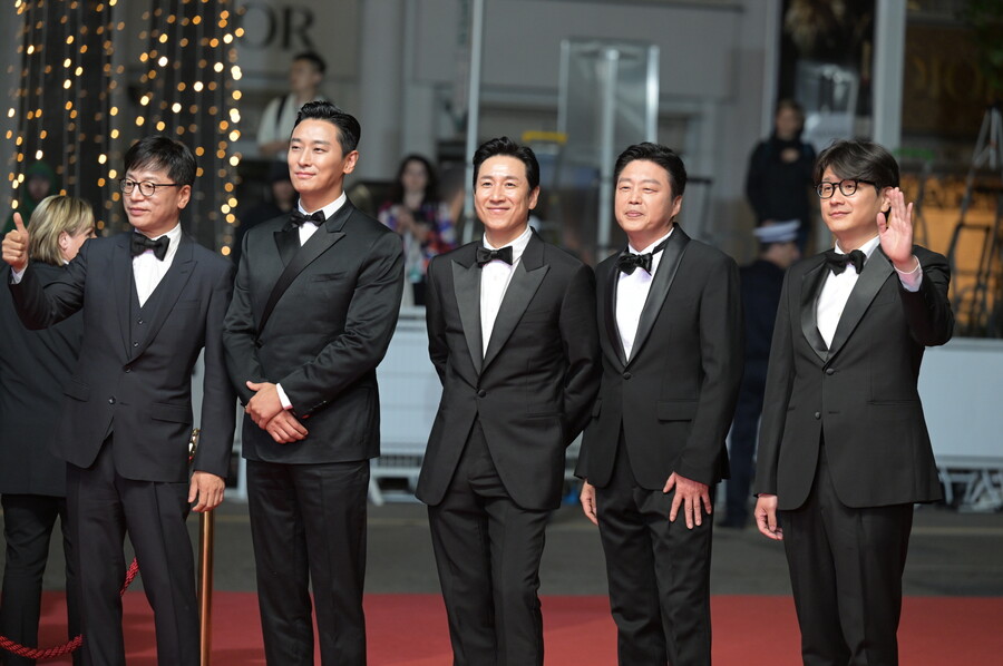 ▲ 칸 영화제에 참석한 '탈출' 주역들. 제공| CJ ENM