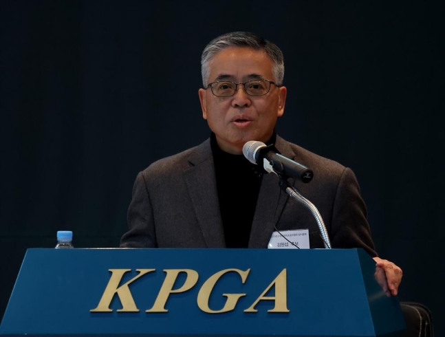 ▲ 김원섭 풍산그룹 고문이 KPGA 19대 회장에 당선됐다. ⓒ KPGA