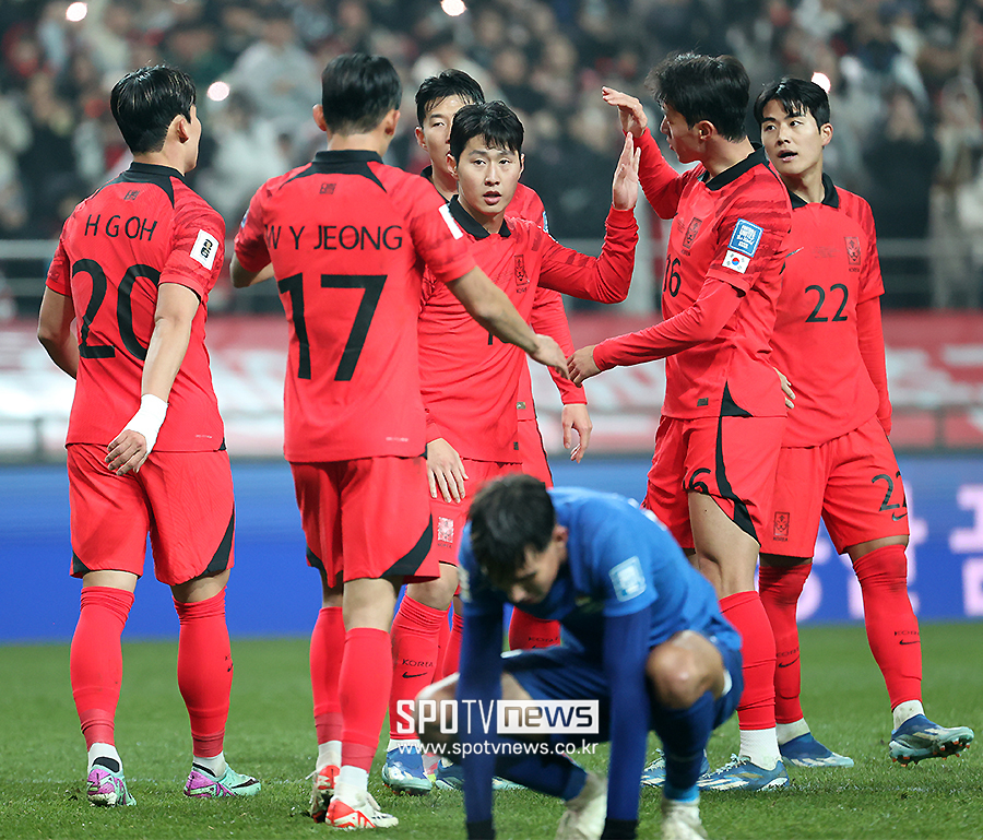 ▲ 현재 한국 축구대표팀의 홈 유니폼 ⓒ곽혜미 기자