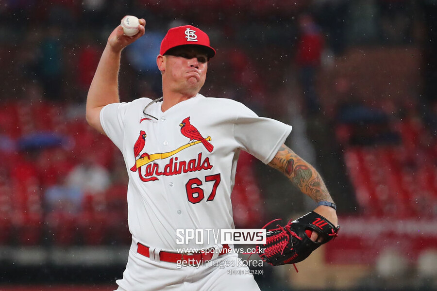 ▲ 2022년 세인트루이스에서 활약할 당시의 애런 브룩스