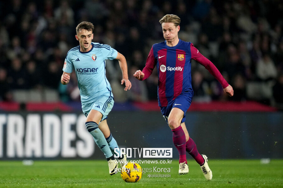 ▲ 프랭키 더 용이 바르셀로나를 떠날까.