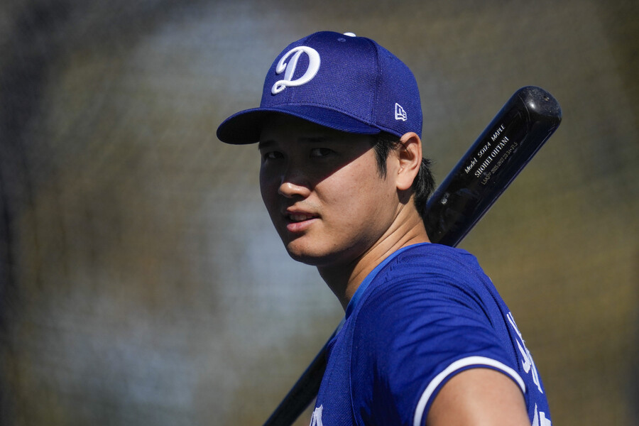 ▲ LA 다저스 데뷔전을 서울 고척스카이돔에서 치를 오타니 쇼헤이 ⓒAP/연합뉴스