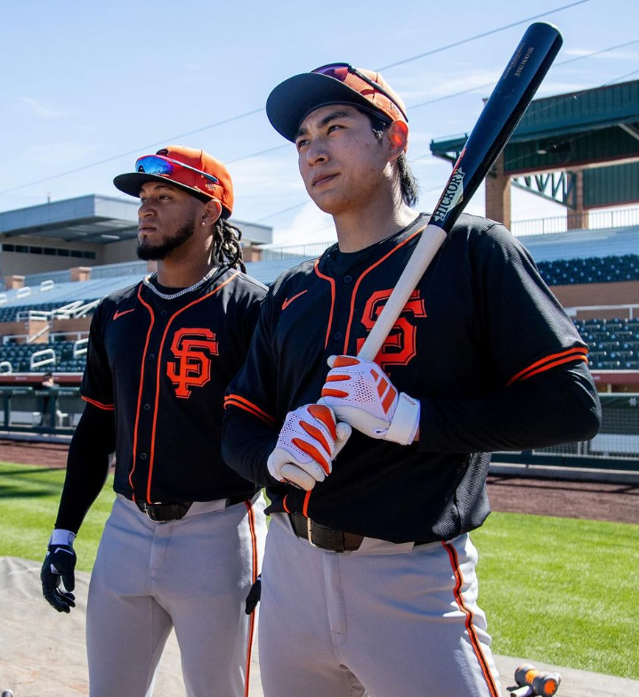▲ 이정후(오른쪽)와 루이스 마토스. ⓒ 샌프란시스코 SNS
