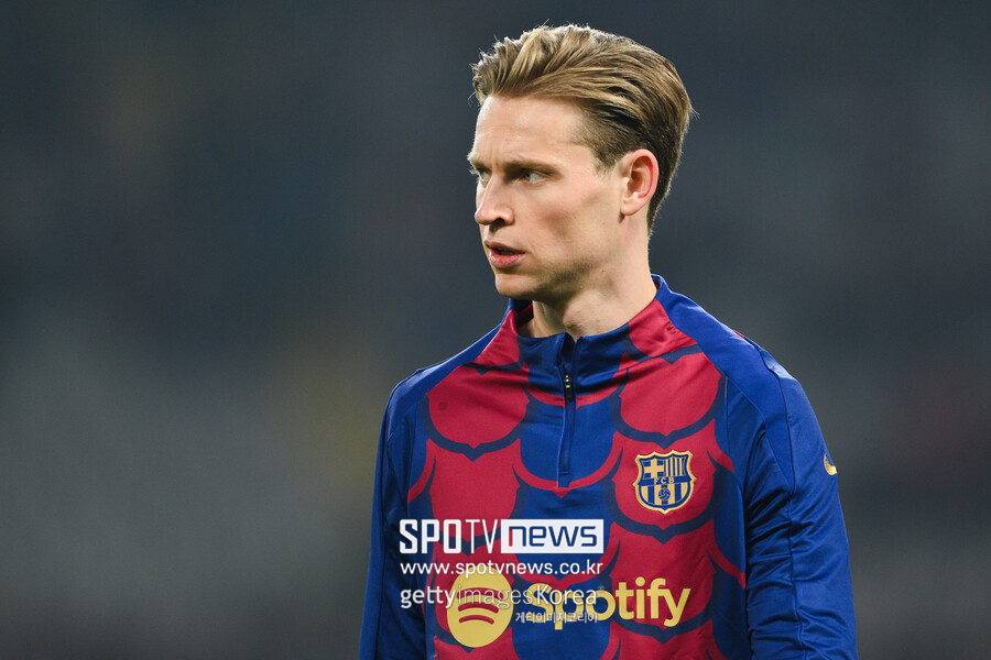 ▲ 프랭키 데용은 바르셀로나와 오는 2026년 계약 만료를 앞두고 있다.