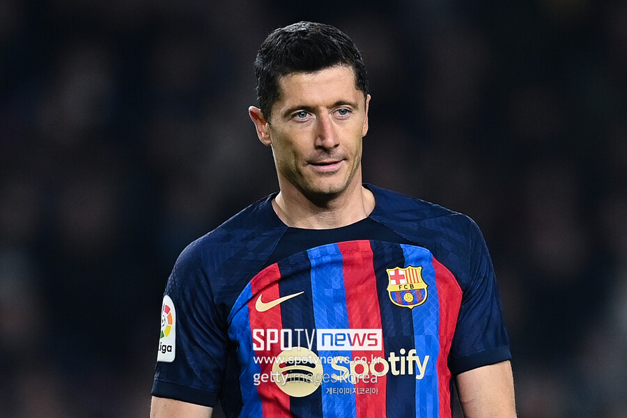 ▲ 바르셀로나 공격수 로베르토 레반도프스키.