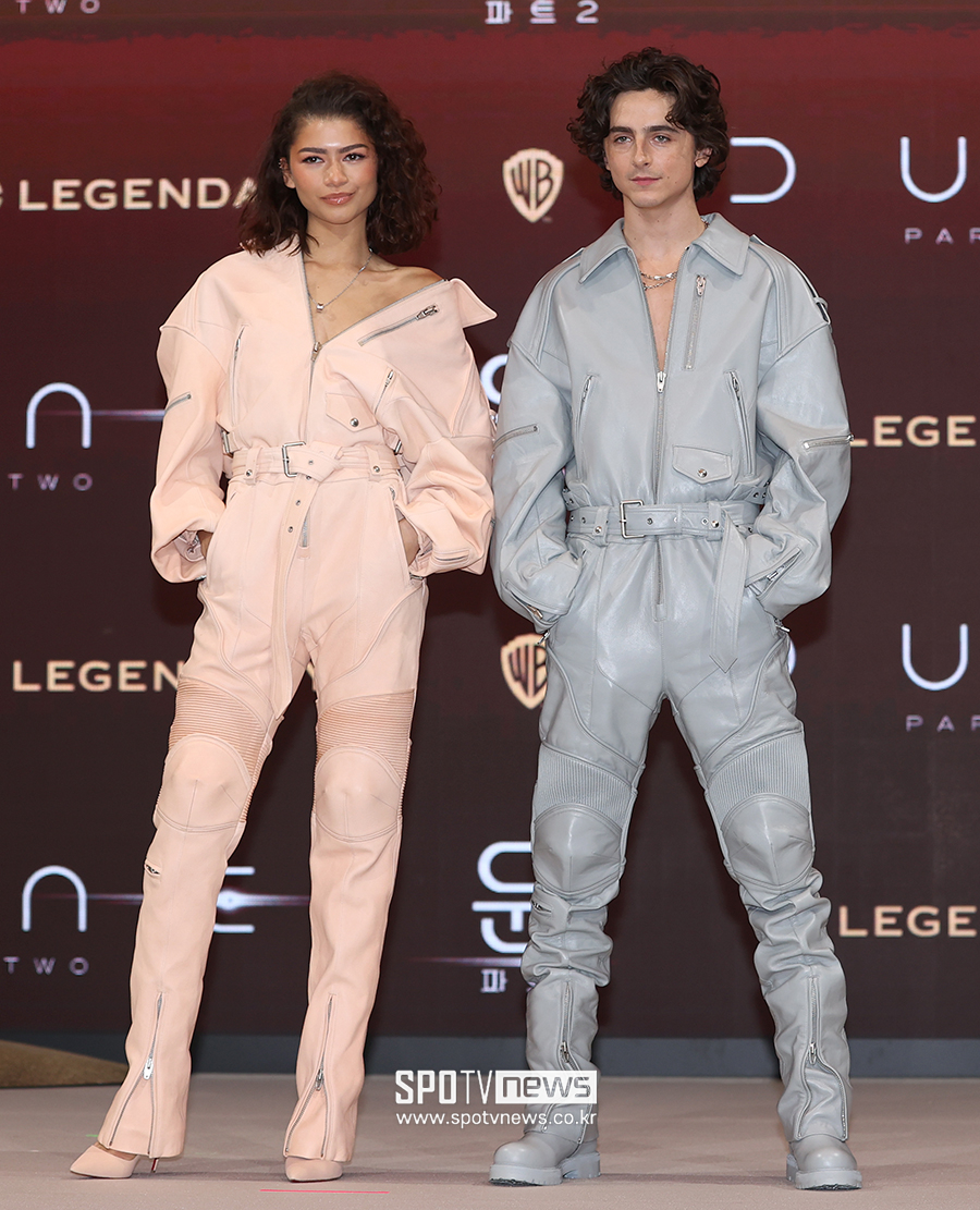 ▲ 젠데이아 티모시 샬라메 ⓒ곽혜미 기자