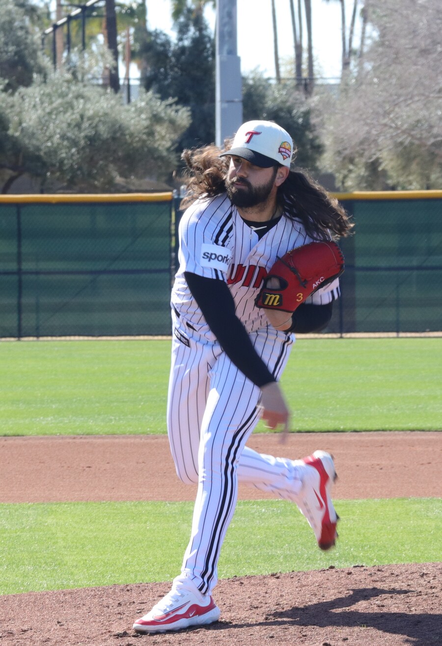 ▲ LG 케이시 켈리. ⓒ LG 트윈스