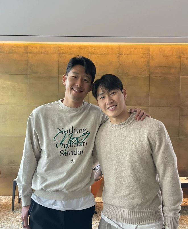 ▲ 손흥민과 이강인(왼쪽부터) ⓒ 손흥민 SNS