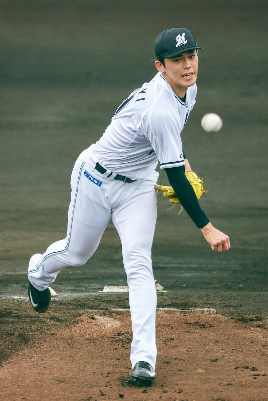 ▲ 사사키는 7일 조조마린 스타디움에서 열린 오릭스와 경기에 선발 등판해 7이닝 동안 111개의 공을 던지며 3피안타 9탈삼진 2실점 호투로 팀의 5-2 승리를 이끌고 시즌 첫 승을 신고했다.  ⓒ연합뉴스