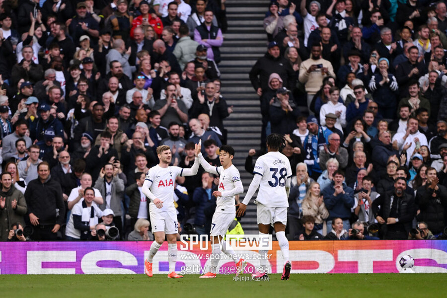 ▲ 손흥민이 9호 도움을 기록했다.