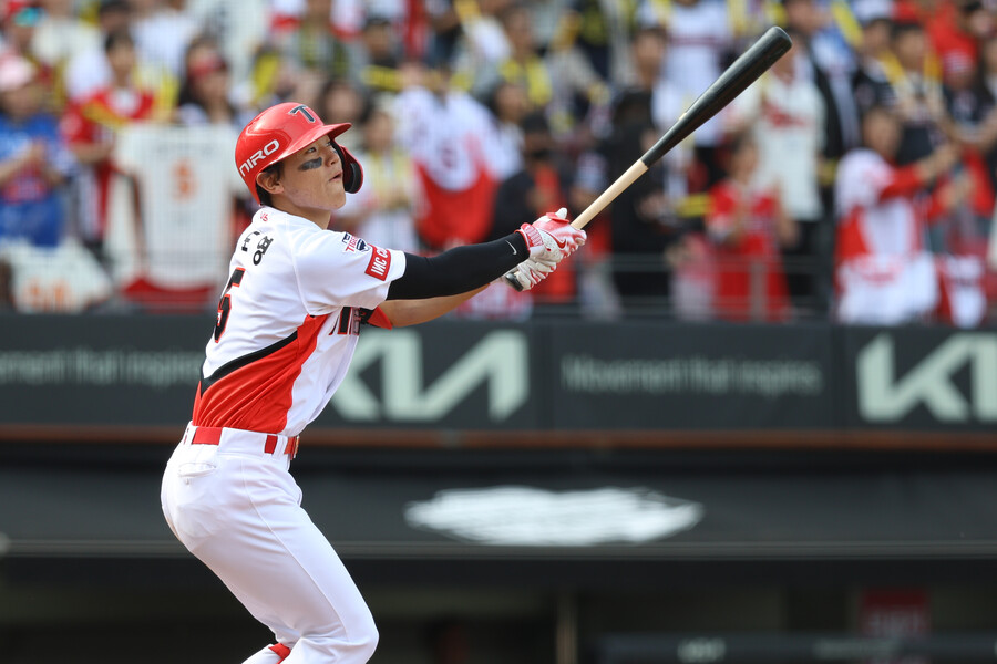 ▲ 지난 겨울 전체를 재활로 보낸 김도영은 아직 100% 상태가 되기까지는 시간이 더 필요하다 ⓒKIA타이거즈