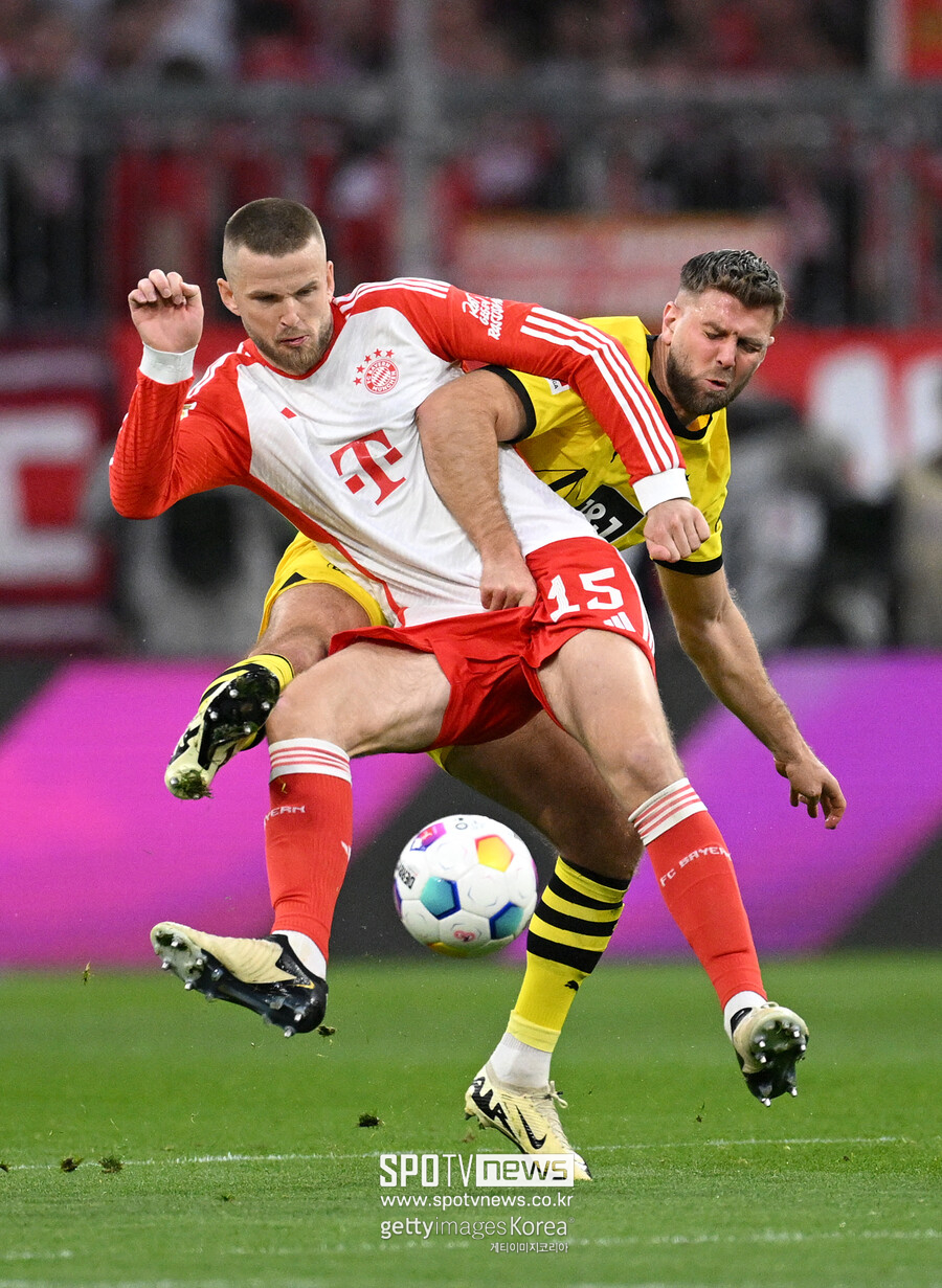 에릭 다이어는 바이에른 뮌헨에서 김민재와 다욧 우파메카노를 밀어 내고 주전 수비수로 자리매김했다.