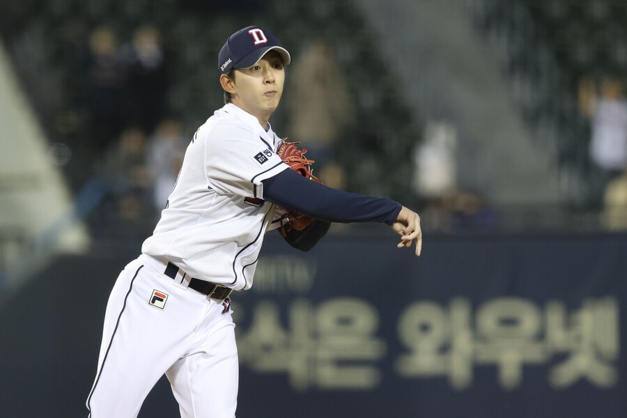 ▲ 두산 베어스 박정수 ⓒ 두산 베어스