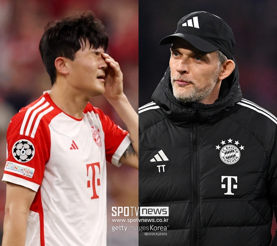 ▲ 김민재는 1일(한국시간) 독일 뮌헨에 위치한 푸스발 아레나 뮌헨에서 열린 2023-24시즌 유럽축구연맹(UEFA) 챔피언스리그 4강 1차전 레알 마드리드를 상대로 선발 출전해 풀타임을 소화했으나 수비 실수로 2골을 내주며 바이에른 뮌헨이 2-2로 비긴 것에 대한 책임을 지게 됐다. 토마스 투헬 감독은 공개 석상에서 김민재에 대해 "탐욕스러운 수비였다"고 비판했다.