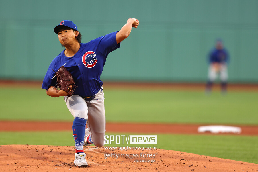 ▲ 이마나가의 올해 포심패스트볼 평균 구속은 92마일(148㎞) 남짓이다.  그러나 그럼에도 이 패스트볼을 기본으로 잘 활용하며 스플리터나 스위퍼와 같은 다른 구종들을 잘 살리고 있다. 