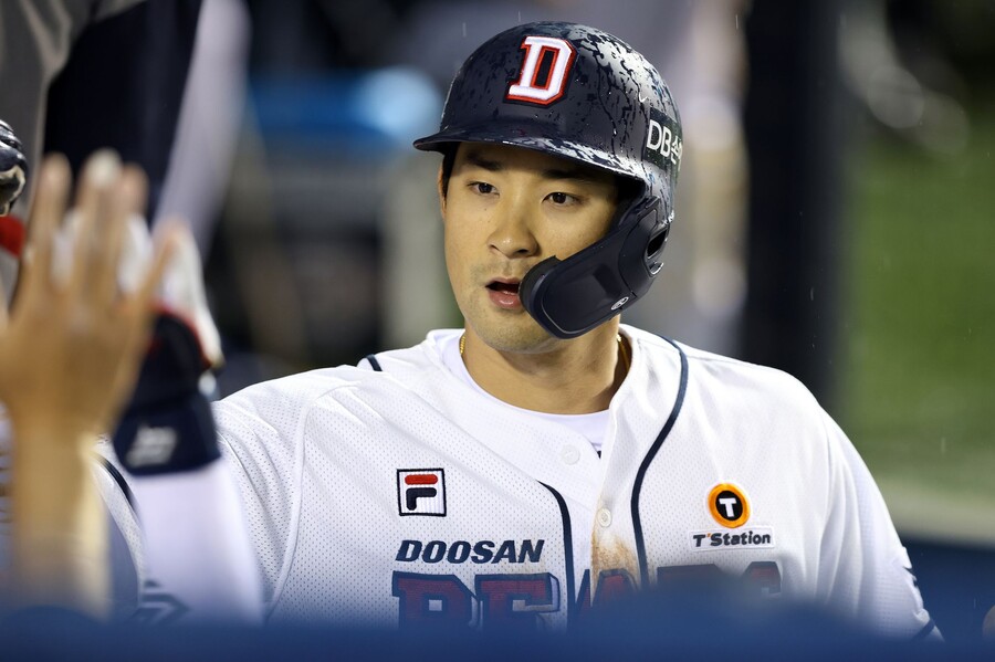 ▲ 두산 베어스 강승호. ⓒ 두산 베어스