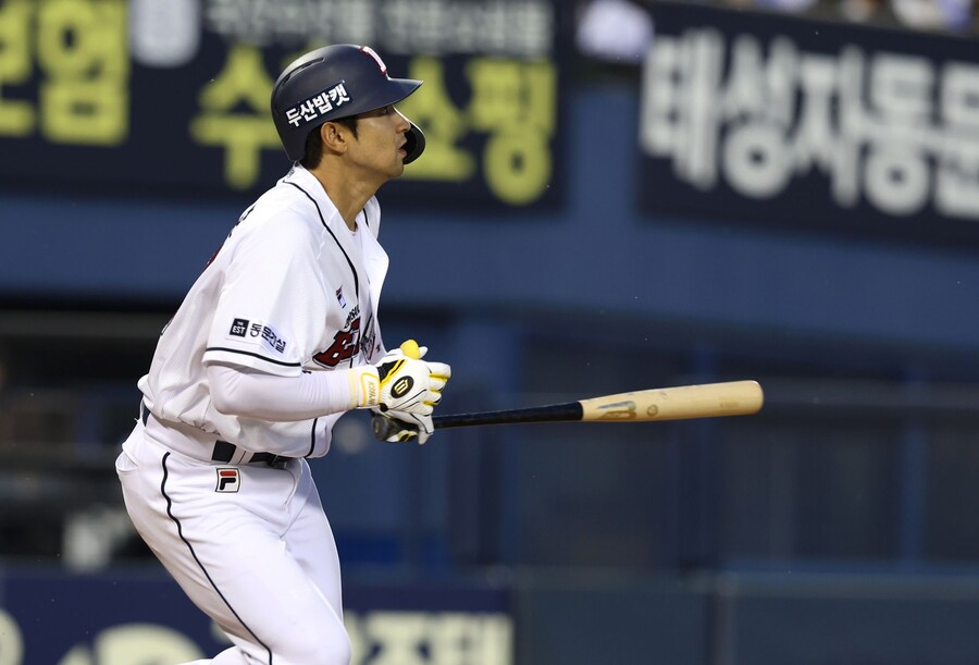 ▲ 두산 강승호. ⓒ 두산 베어스