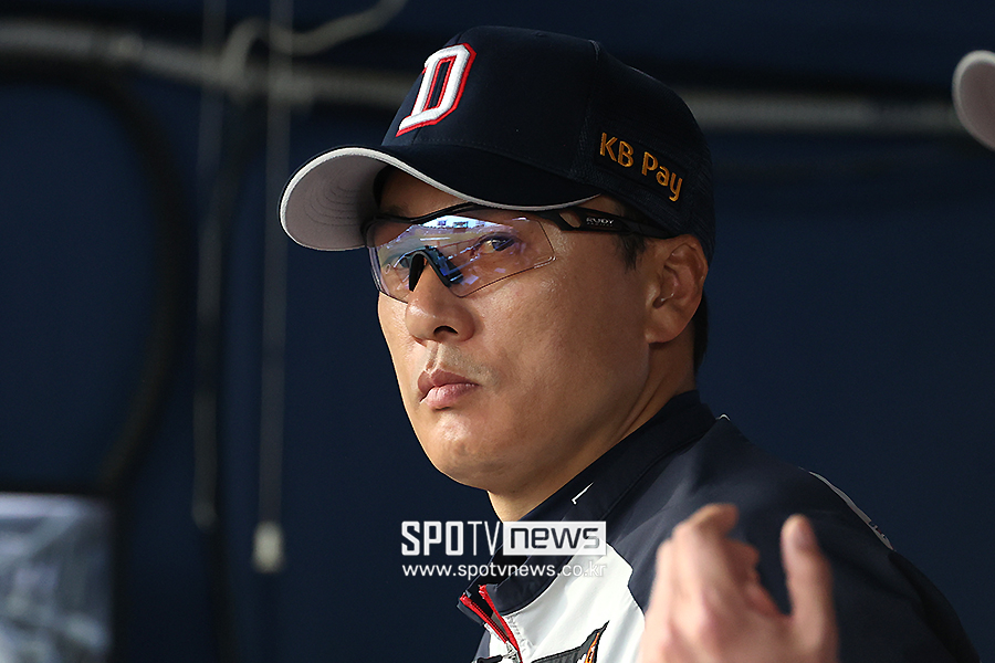 ▲ 두산 이승엽 감독. 두산은 5일까지 최다 등판 투수 1, 2위를 모두 보유한 팀이다. 이병헌이 21경기로 최다 1위, 최지강이 20경기로 공동 2위에 올랐다. ⓒ곽혜미 기자