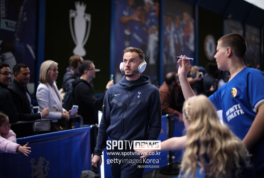 ▲ 토트넘의 제임스 매디슨이 시즌 초반의 기세를 보여주지 못하고 있다.