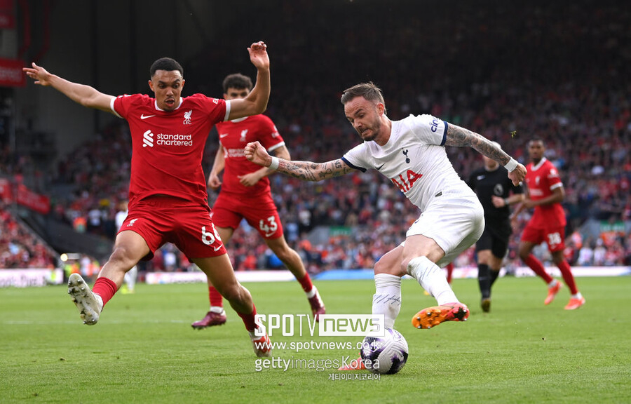 ▲ 토트넘의 제임스 매디슨이 시즌 초반의 기세를 보여주지 못하고 있다.