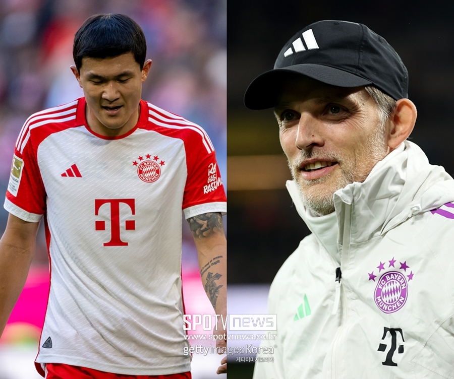 ▲ 토마스 투헬 바이에른 뮌헨 감독은 레알 마드리드와 2023-24 UEFA 챔피언스리그 4강 하루 전 열린 기자회견에서 중앙 수비수 기용에 대한 물음에 "(다요 우파메카노와 김민재보다) 마티아스 더리흐트와 에릭 다이어가 앞서 있다"고 답했다.
