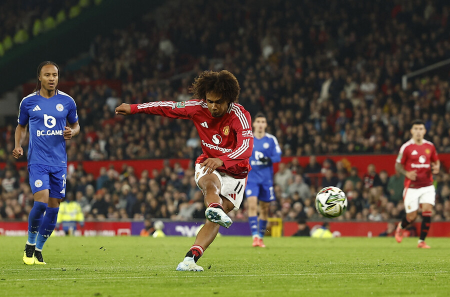 ▲ 맨체스터 유나이티드 공격수 요슈아 지르크지는 올 시즌 영입 후 리그에서는 개막전 1골이 전부다. 위기의 남자다. ⓒ연합뉴스/AP/REUTERS