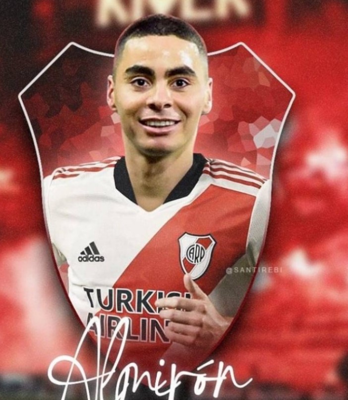 ▲ 리버 플레이트 이적 가능성이 생긴 알미론의 리버 플레이트 합성 사진 ⓒ