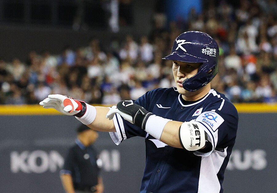 ▲ 적시타를 친 박동원 ⓒ 연합뉴스