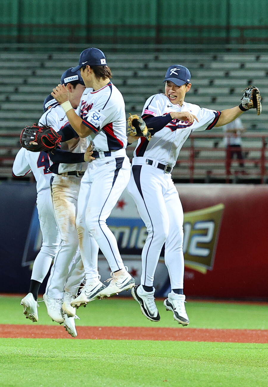 ▲ 승리에 기뻐하는 한국 선수들 ⓒ 연합뉴스