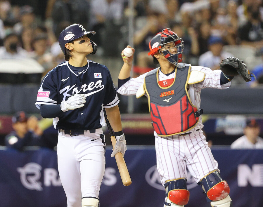 ▲ 한일전에서 침묵한 김도영 ⓒ 연합뉴스