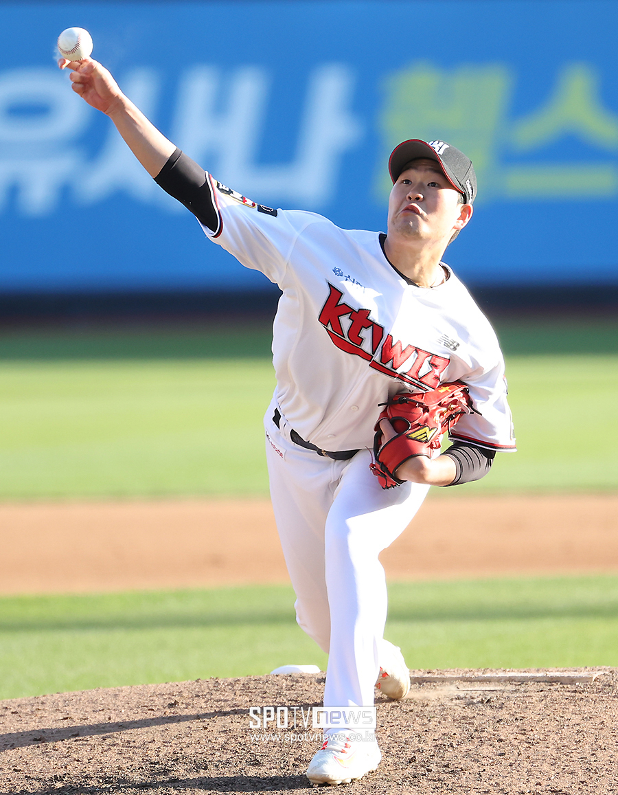 ▲ kt 시절 투수 김영현 ⓒ곽혜미 기자