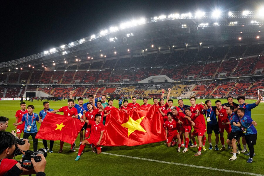 ▲ 2018년 이후 6년 만에 베트남에 동남아 정상의 지위를 안긴 김상식 감독. ⓒ연합뉴스/AFP