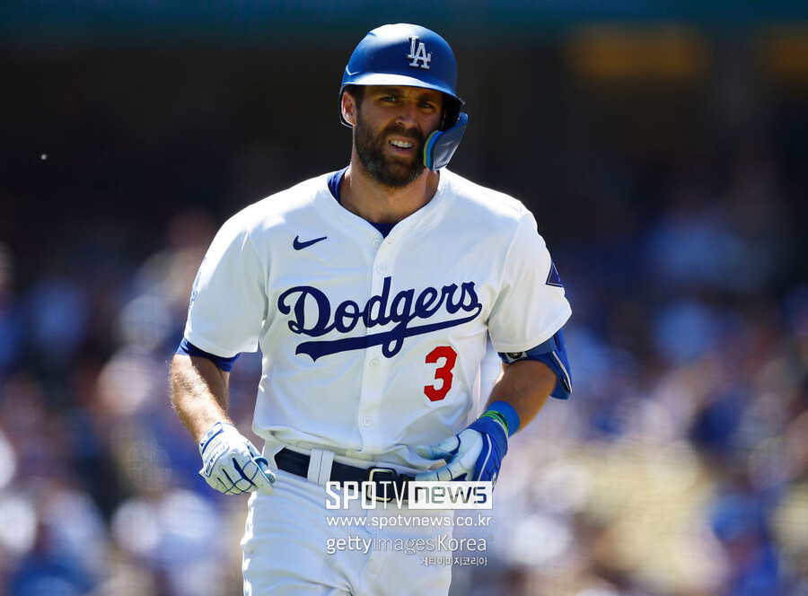 ▲ LA 다저스가 유틸리티 플레이어인 크리스 테일러를 트레이드할까. 테일러는 이제 다저스와의 4년 6000만 달러 계약의 마지막 시즌에 접어들었다.