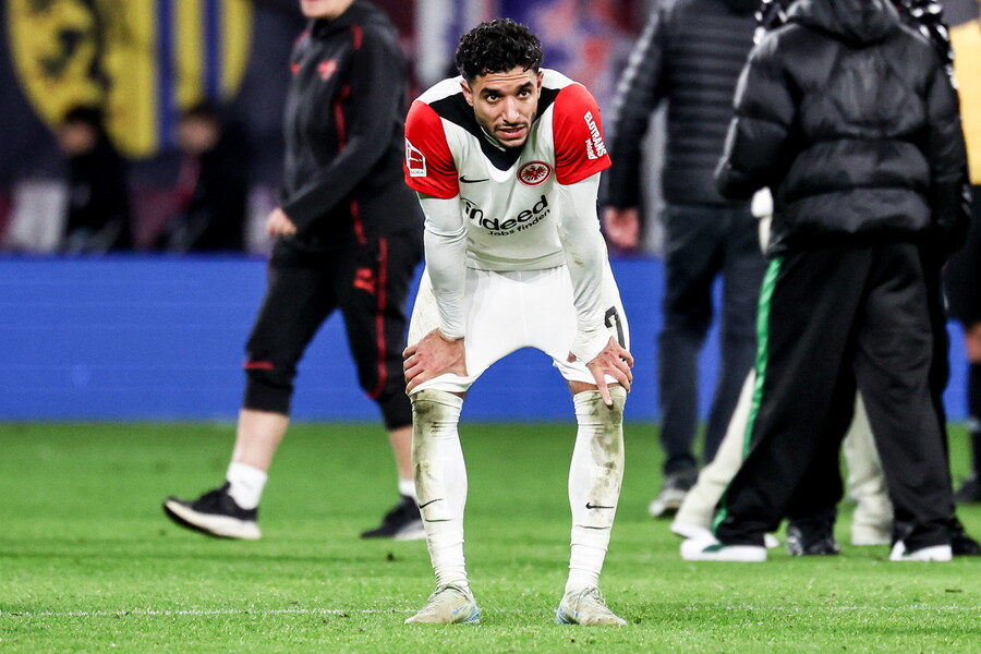 ▲ 맨체스터 시티가 제2의 모하메드 살라로 불리는 아인라흐트 프랑크푸르트 공격수 오마르 마르무쉬 영입에 공을 들이고 있다. ⓒ연합뉴스/EPA/AFP