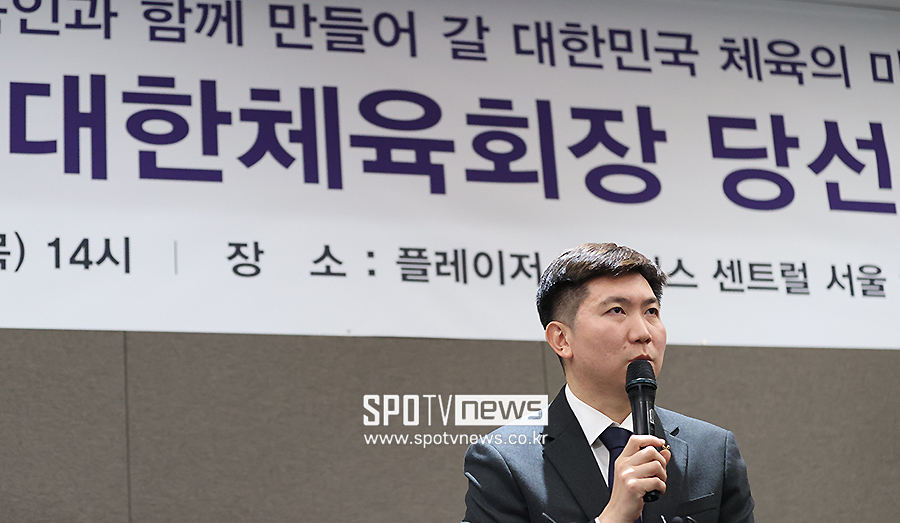 ▲ 유승민 대한체육회장 당선인 ⓒ곽혜미 기자