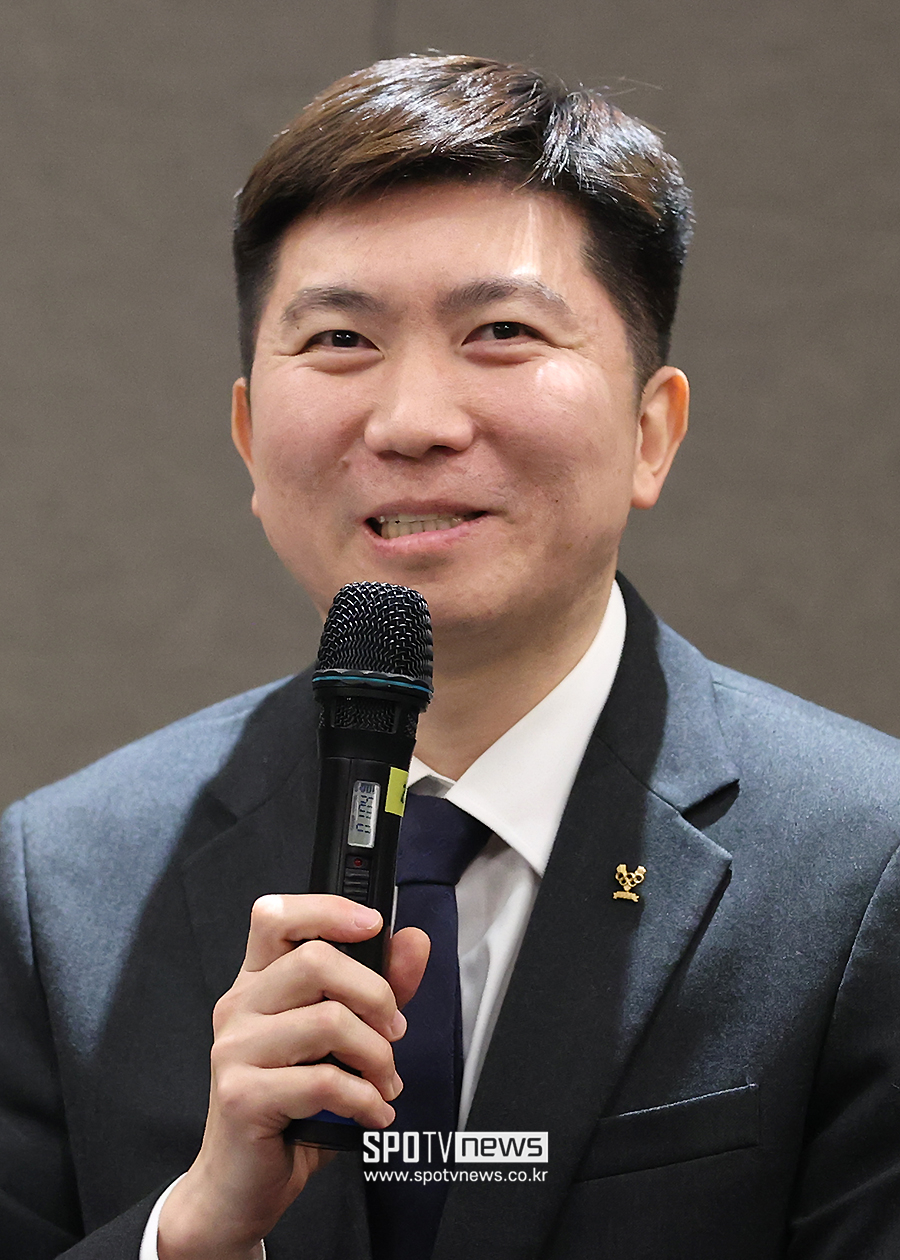 ▲ 유승민 대한체육회장 당선인 ⓒ곽혜미 기자